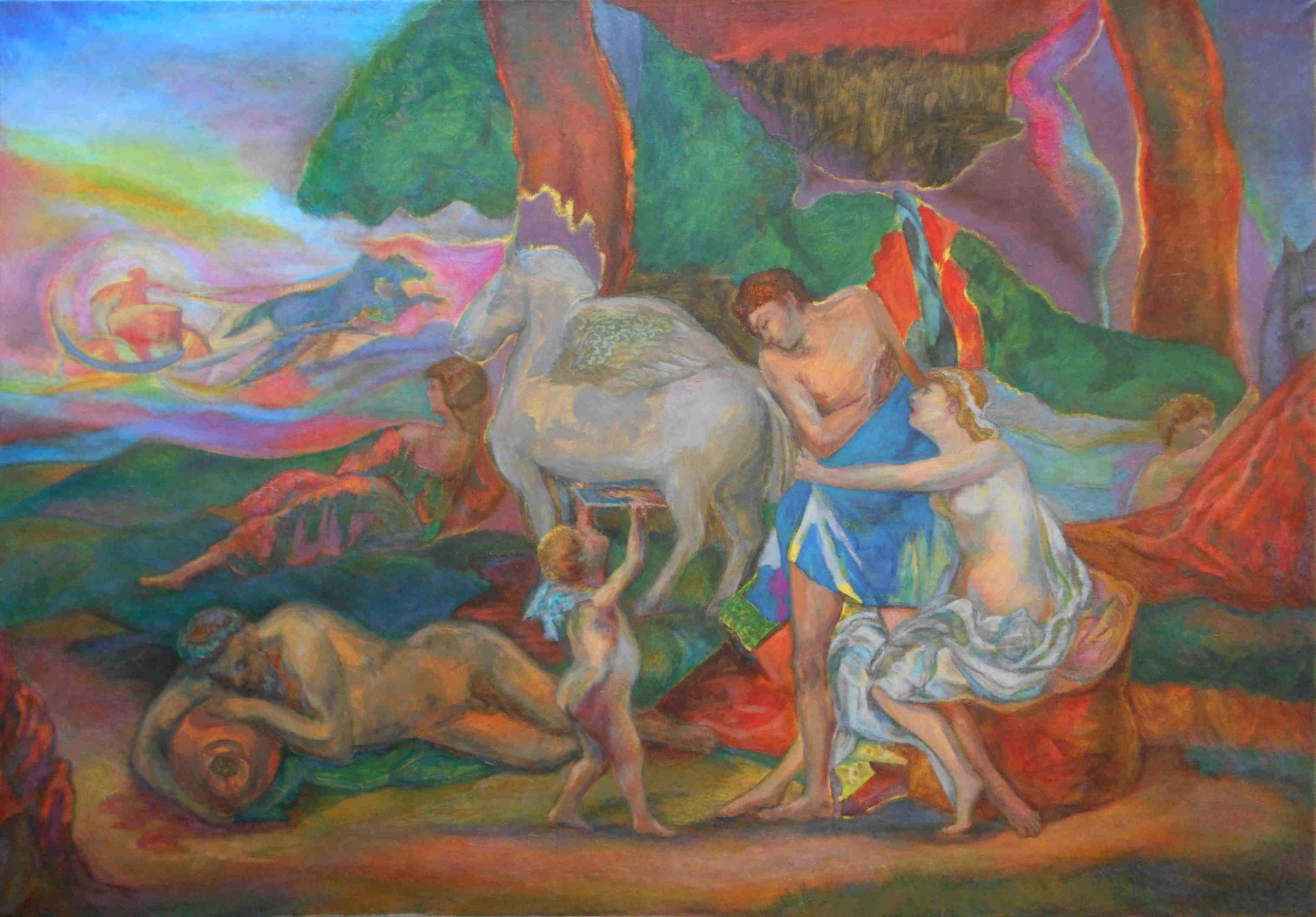 Cephalus and Aurora (after Poussin)