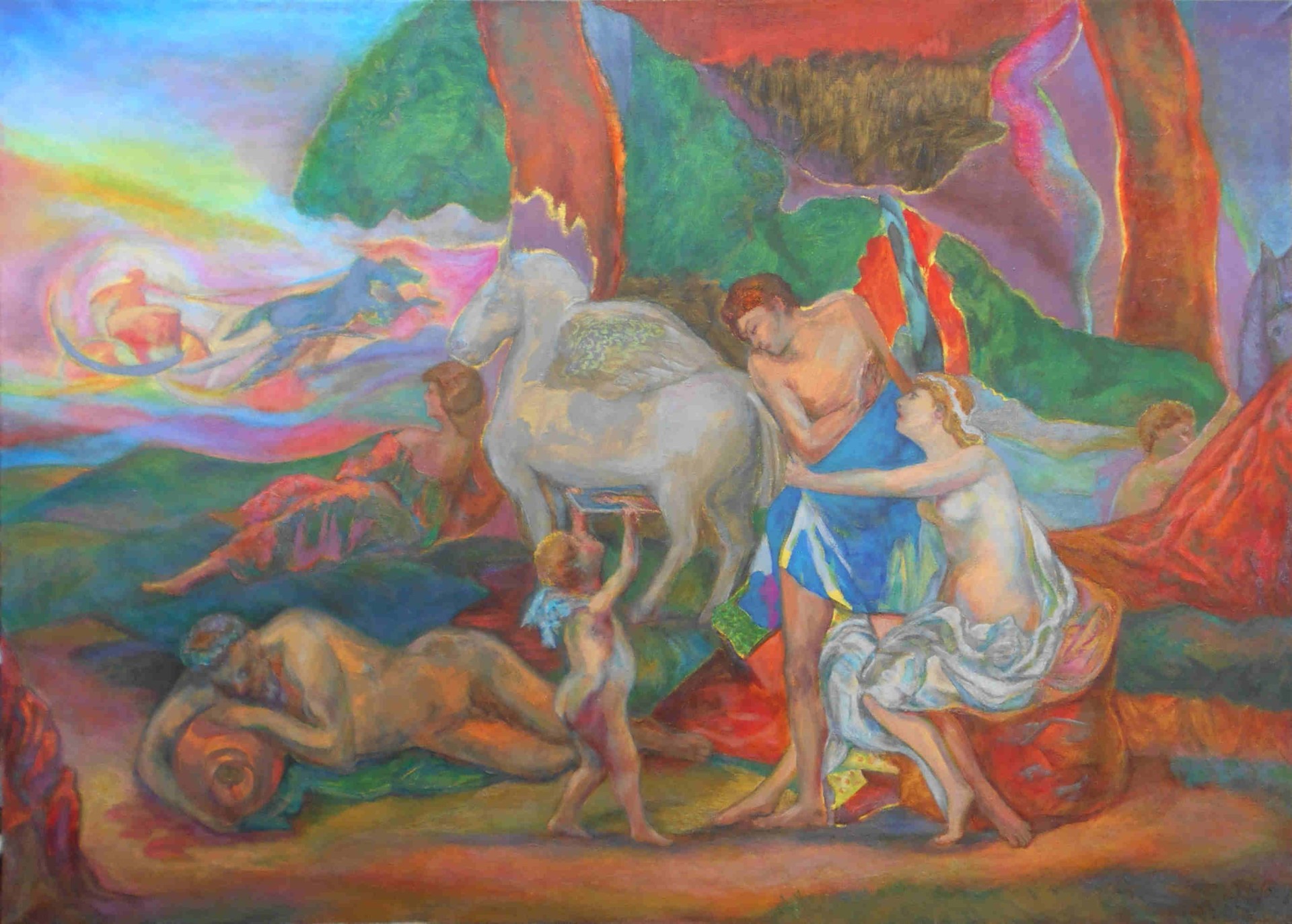 Cephalus and Aurora (after Poussin)