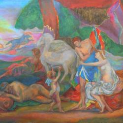 Cephalus and Aurora (after Poussin)