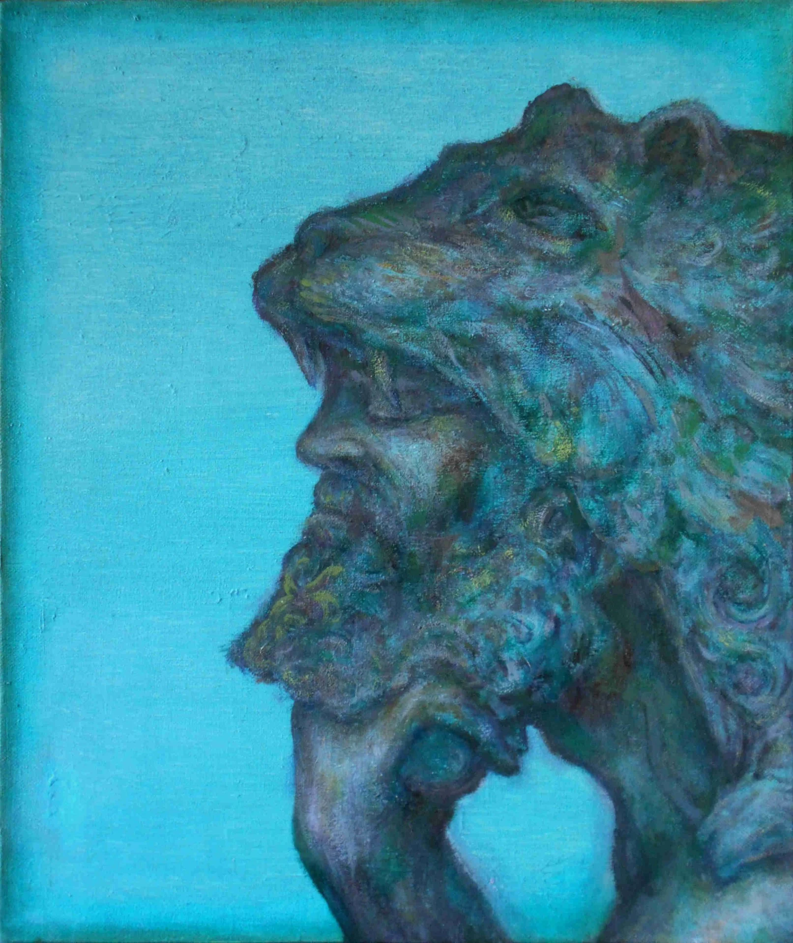 Heracles Head Blue