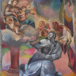 Our Lady of The Pillar (after Poussin)