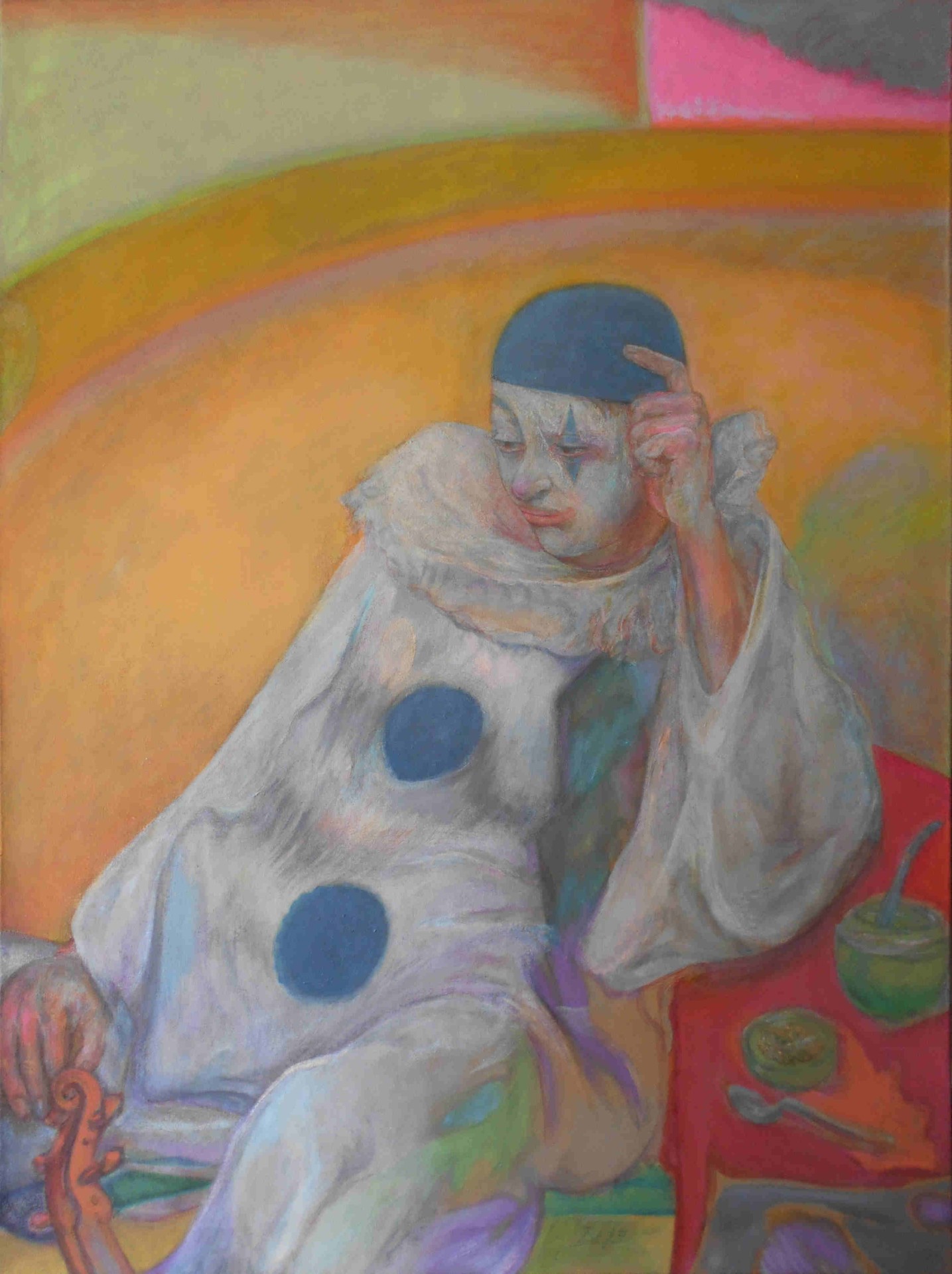 Pierrot Meditating